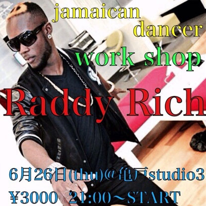 「RADDY RICH」フライヤー